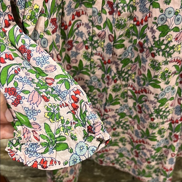 Mini Boden Multicolor Floral Kids Dress - Picture 4 of 6